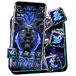 Abstract Blue Face Theme icon