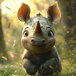 Talking Rhino & Animal Pals icon