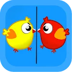 Chicken fight- two player game icon