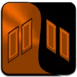 Wicked Orange Icon Pack icon