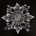 Simple Rangoli Designs