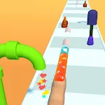 Longest Nail Stack Nail Run 3D icon