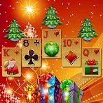 Xmas TriPeaks, card solitaire icon