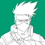 How to draw Kakashi