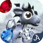 Frozen Dragon Gems - Match 3 icon