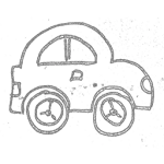 The cost for the trip by car icon