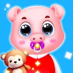 Pet animal care game icon