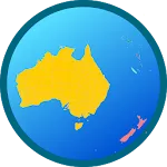 Australia and Oceania map icon