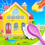 Home cleaning game for girls icon