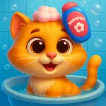 baby kitty love game icon