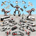 Dinosaur Robot Car Game 3D icon