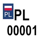 Polish license plates icon