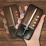 Medieval sword simulator icon