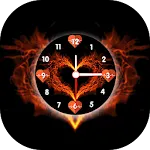 Heart Clock Live Wallpaper icon