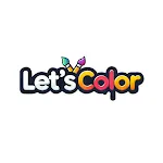 Coloring App with AI icon
