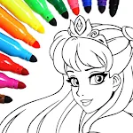 Painting and drawing game icon